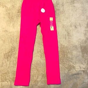 These are brand new one size girls. (7-16). Hot pink sweater look. Very cute!